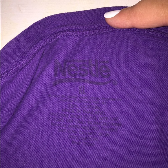 i heart nerds purple t-shirt - Picture 4 of 4
